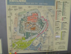 大阪城の見取り図